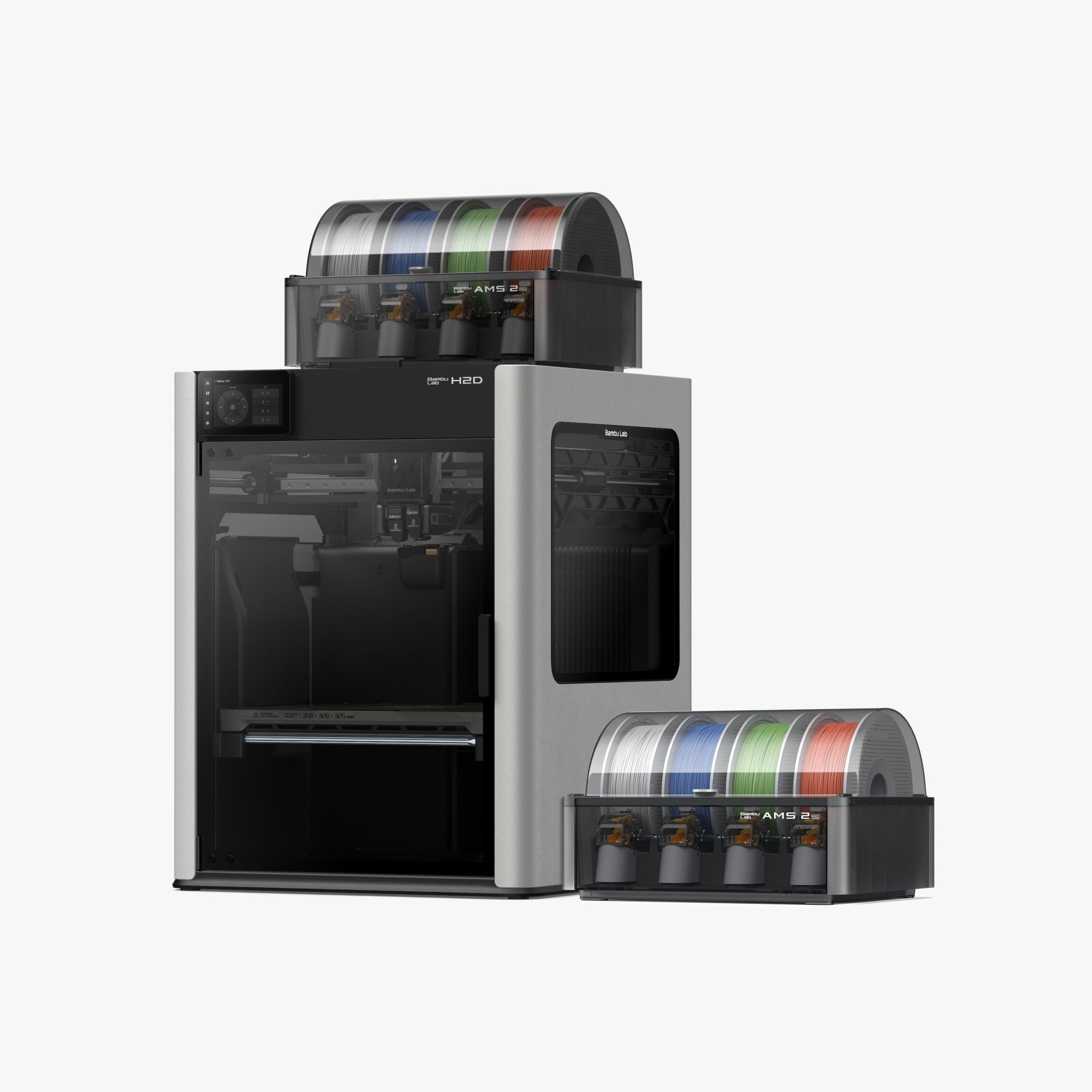 Bambu Lab - H2D-More-Color 3D-Printer Bundle - H2D Combo + AMS 2 PRO