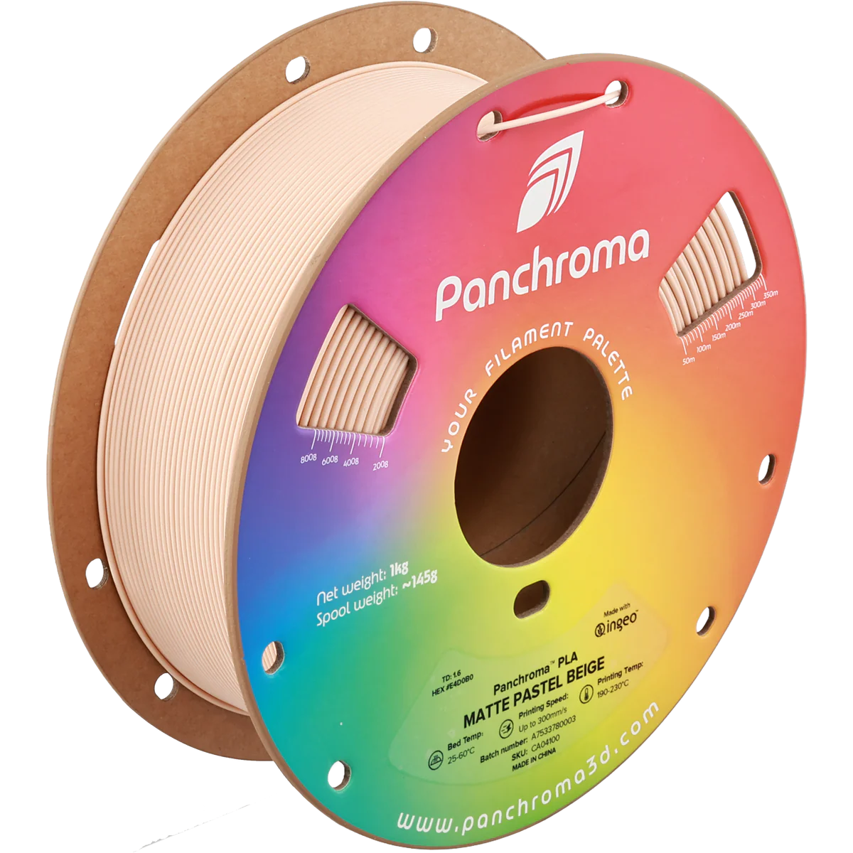 Polymaker - Panchroma™ PLA - Matte Pastel Beige - 1.75mm - 1kg