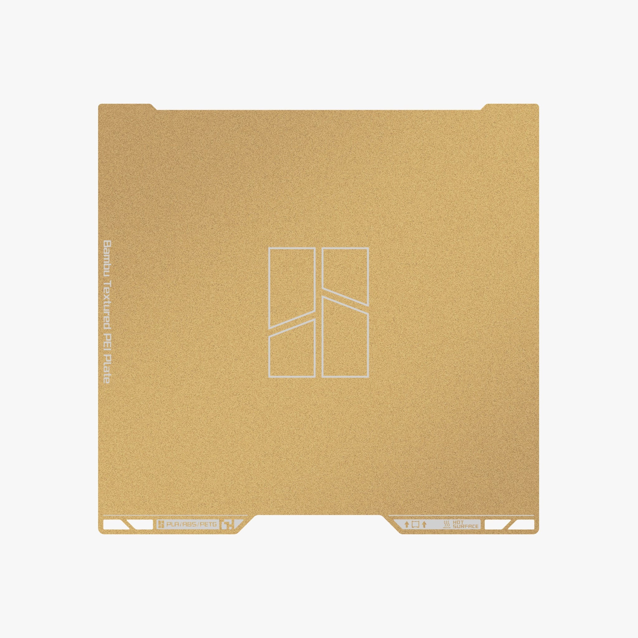 Bambu Lab - Textured PEI Plate (Gold) - H2D - 335x346mm