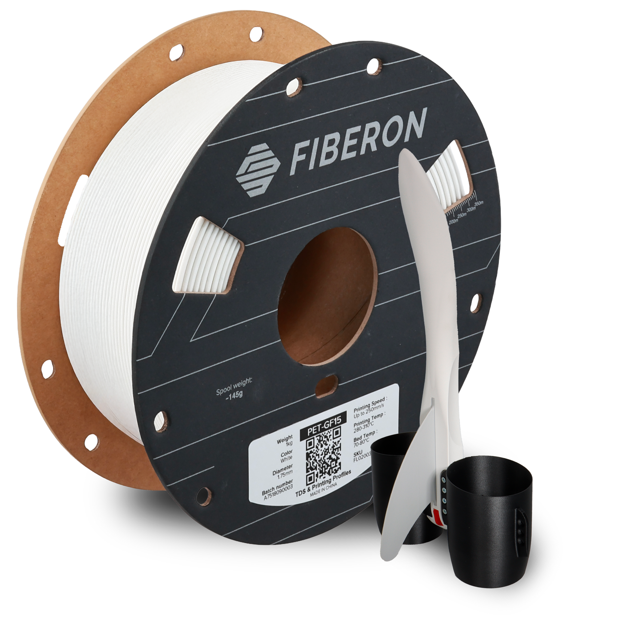 Polymaker - Fiberon™ PET-GF15 - White - 1.75mm - 1kg