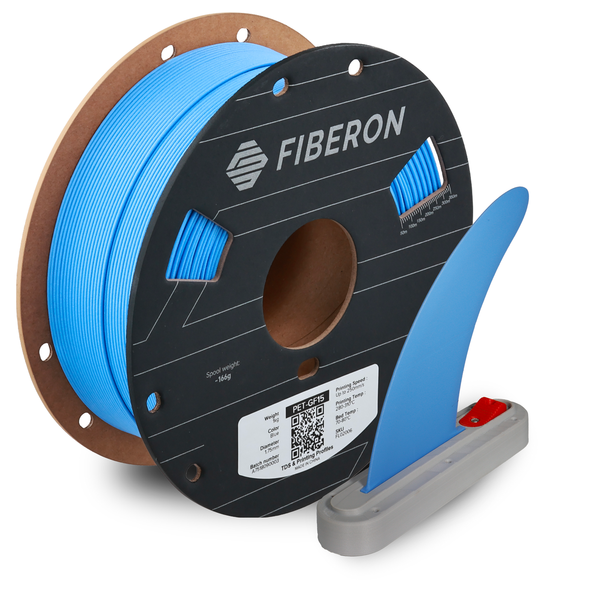 Polymaker - Fiberon™ PET-GF15 - Blue Transparent - 1.75mm - 1kg