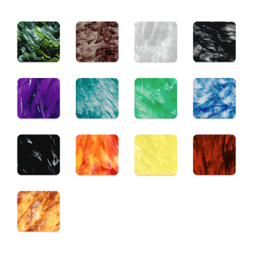 FLUX - BloomCast™ Acrylic Sheet - Cloudscape - Sunbeam Yellow