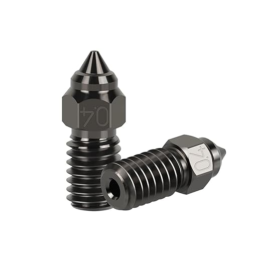 Höghastighets M6 - Munstycke i härdat stål 0,4 mm - Ender-3 V3 SE - 2 st
