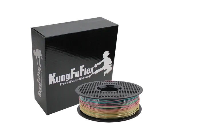 KungFuFlex - Hard Flex - 57D - Silk Rainbow - Light Color - 1.75mm - 1kg