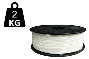 2kg - KungFuFlex - Hard Flex - 72D - Cloud White - 1.75mm