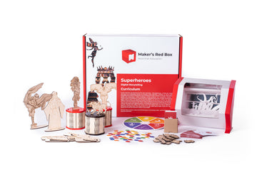 Maker's Red Box - Teacher's Box - Superheroes