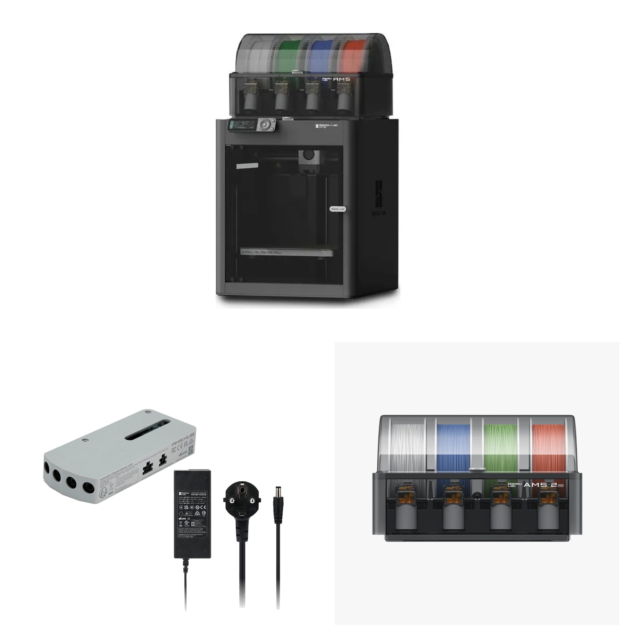 Bambu Lab Bundle - P1S Combo + AMS 2 Pro + Connection Kit