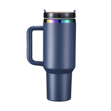 xTool - Stainless Steel Tumbler with Removable Handle - Navy To Iridescent (40z/1.18L)