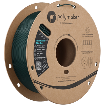 Polymaker™ - PLA Pro - Blue-Green - 1.75mm - 1kg