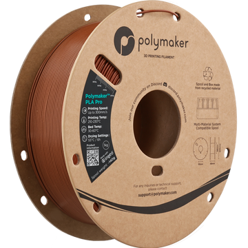 Polymaker™ - PLA Pro - Metallic Bronze - 1.75mm - 1kg