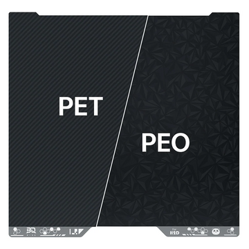BIQU - Panda Buildplate - PEO+PET Double-Sided Spring Steel Sheet - H2D/H2S
