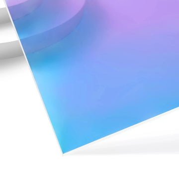 xTool - Clear Iridescent Acrylic - Blue - 3mm (3pcs)