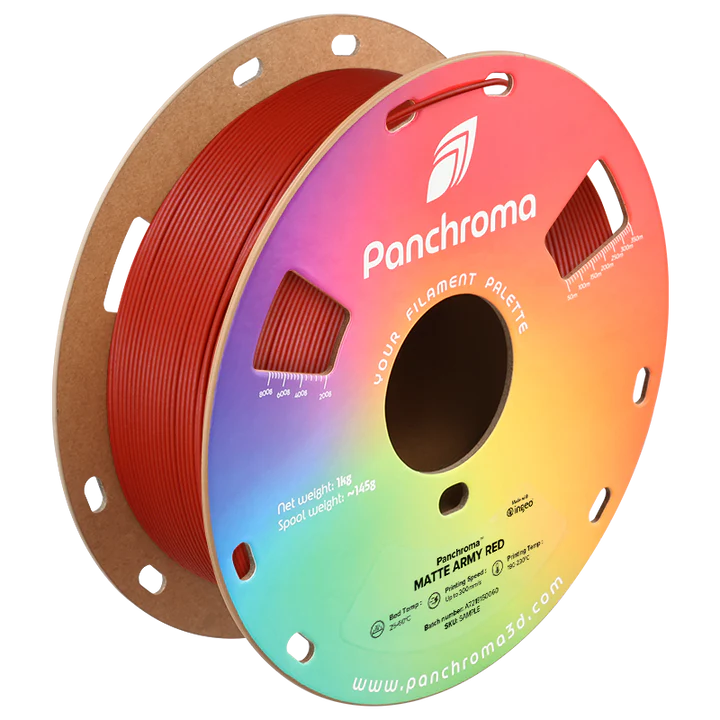 Polymaker - Panchroma™ PLA - Matte Army Red - 1.75mm - 1kg