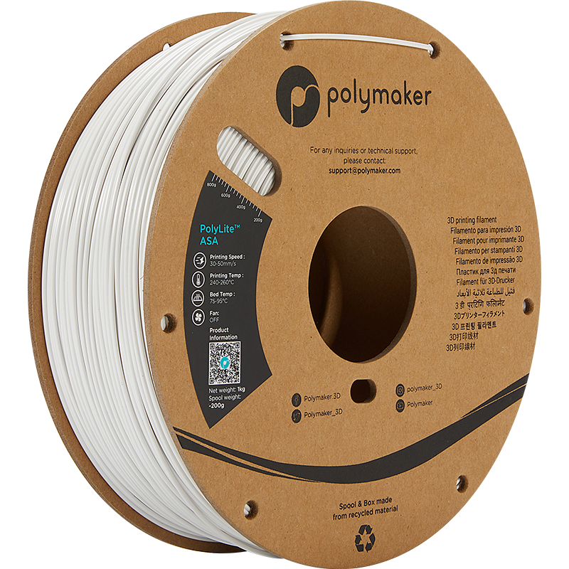 Polymaker Polylite - ASA - White - 1.75mm - 1kg