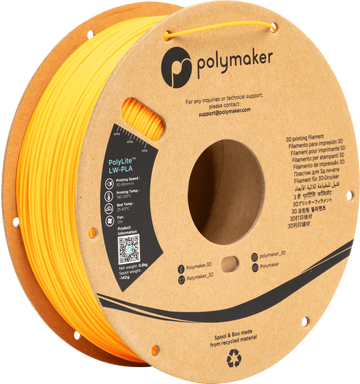 Polymaker - Polylite LW-PLA - Bright Orange - 1.75mm - 800g