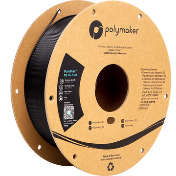 PolyMaker - PolyMax™ PETG-ESD - Black -  1.75mm - 500g