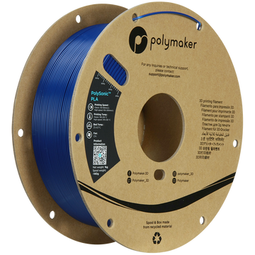 Polymaker - Polysonic - High Speed PLA - Blue - 1.75mm - 1kg
