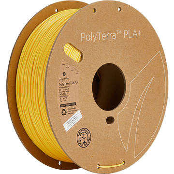 Polymaker - PolyTerra PLA+ - Yellow - 1.75mm - 1kg
