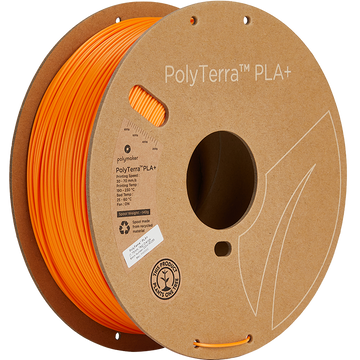 Polymaker - PolyTerra PLA+ - Orange - 1.75mm - 1kg