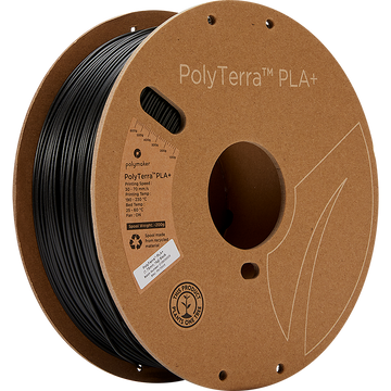 Polymaker - PolyTerra PLA+ - Black - 1.75mm - 3kg