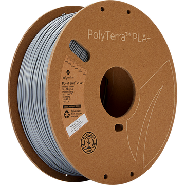 Polymaker - PolyTerra PLA+ - Grey - 1.75mm - 1kg