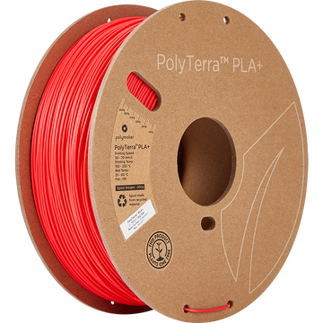 Polymaker - PolyTerra PLA+ - Red - 1.75mm - 1kg