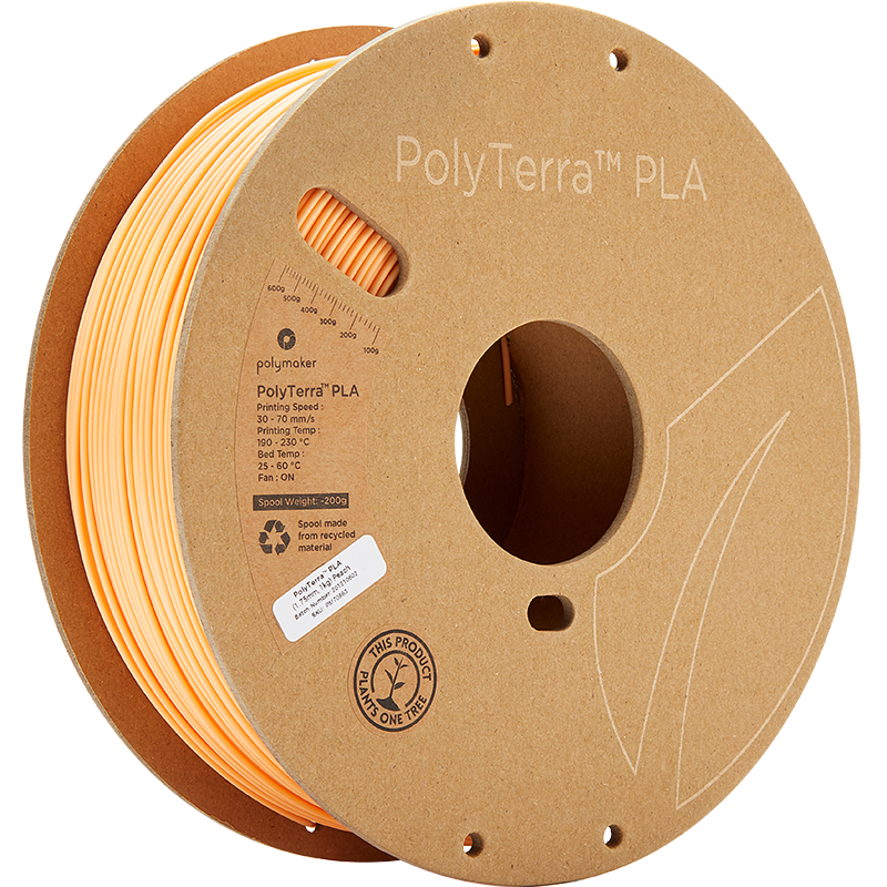 Polymaker - PolyTerra PLA - Peach - 1.75mm - 1kg