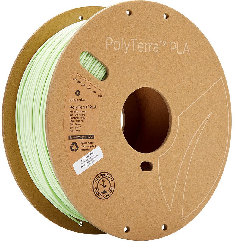 Polymaker - PolyTerra PLA - Mint - 1.75mm - 1kg