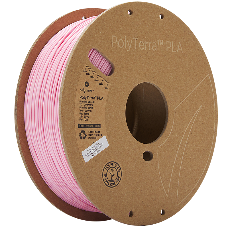 Polymaker - PolyTerra PLA - Sakura Pink - 1.75mm - 1kg