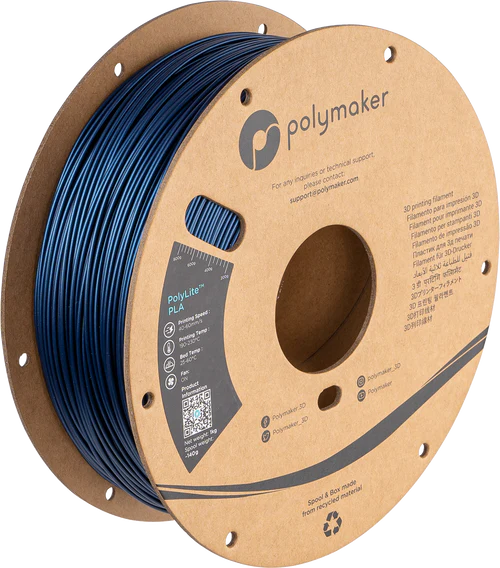 Polymaker Polylite PLA - Dark Blue - 1.75mm - 1kg