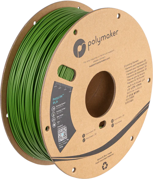 (UDGÅR) - Polymaker Polylite PLA - Jungle Green - 1.75mm - 1kg