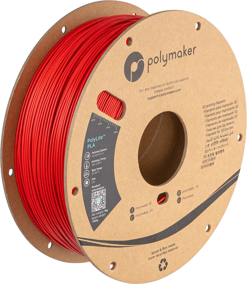 Polymaker Polylite PLA - Wine Red - 1.75mm - 1kg