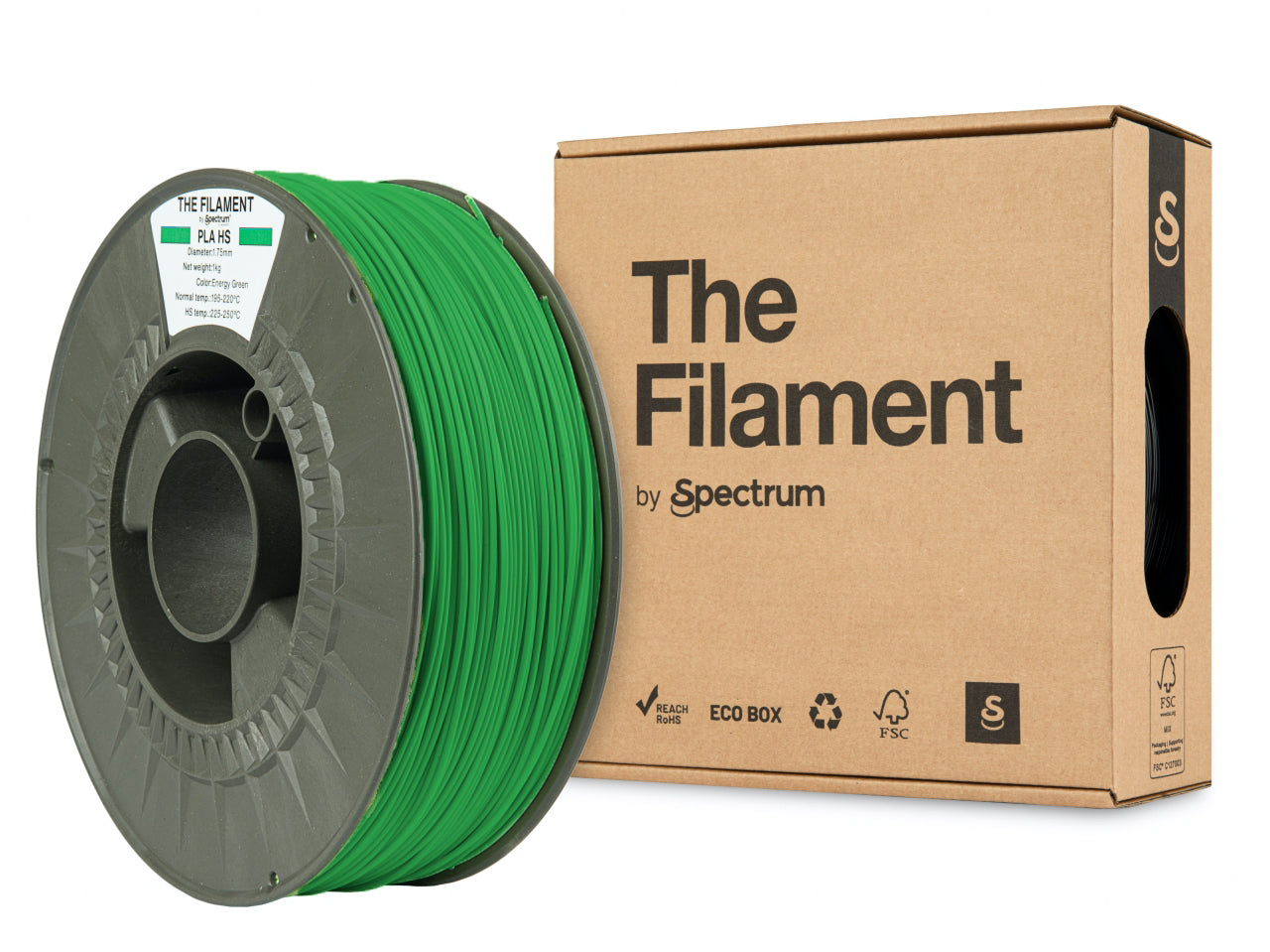 The Filament - PLA High Speed - Energy Green - 1.75mm - 1kg