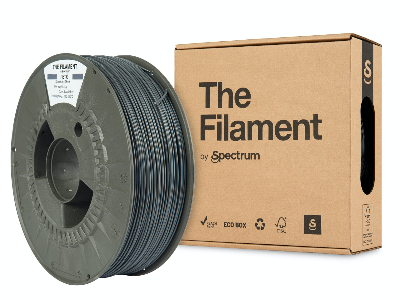 The Filament - PETG - Basalt Grey - 1.75mm - 1kg