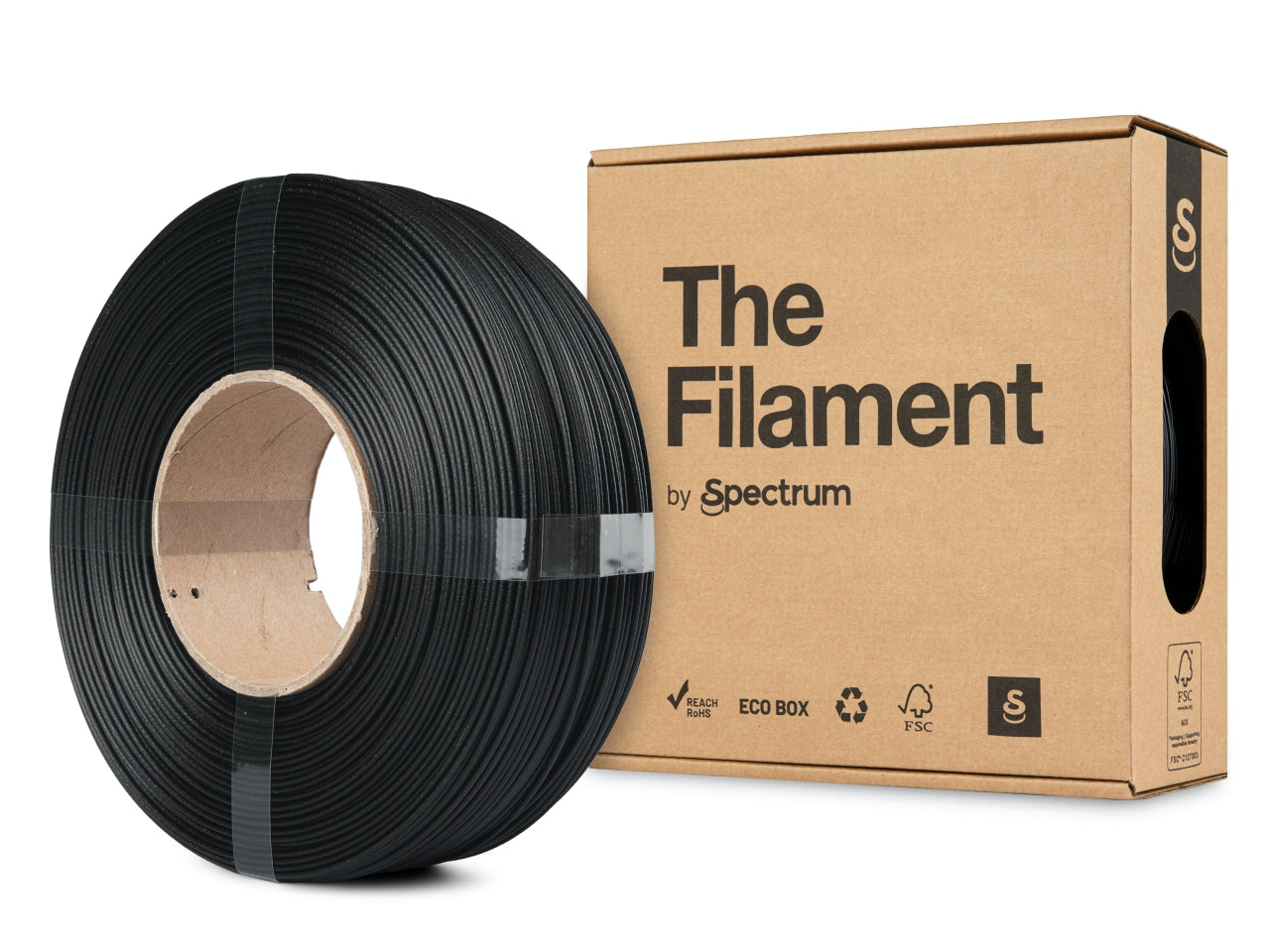 The Filament - PETG CF - Black - 1.75mm - 1kg - Refill
