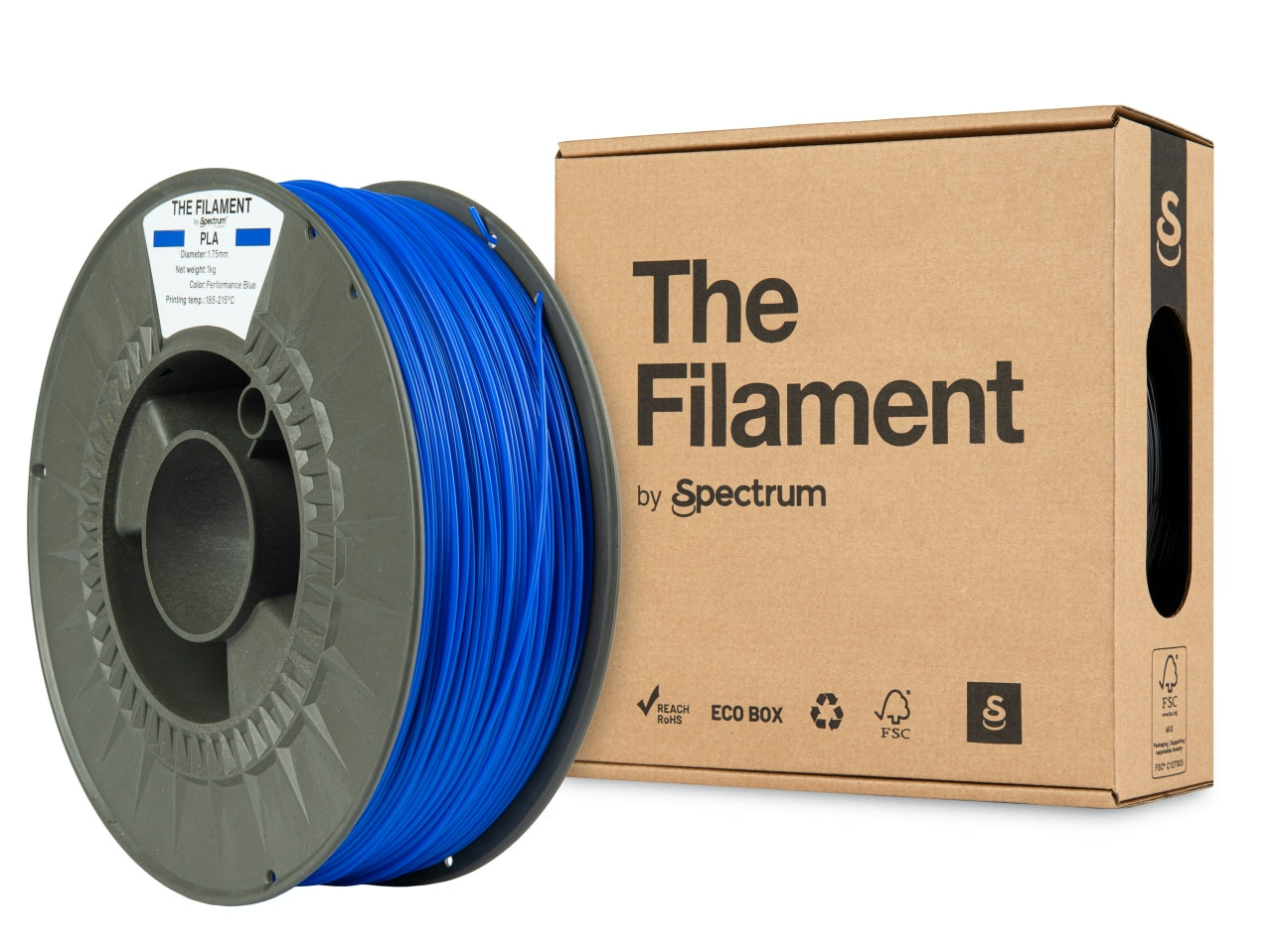 The Filament - PLA - Performance Blue - 1.75mm - 1kg