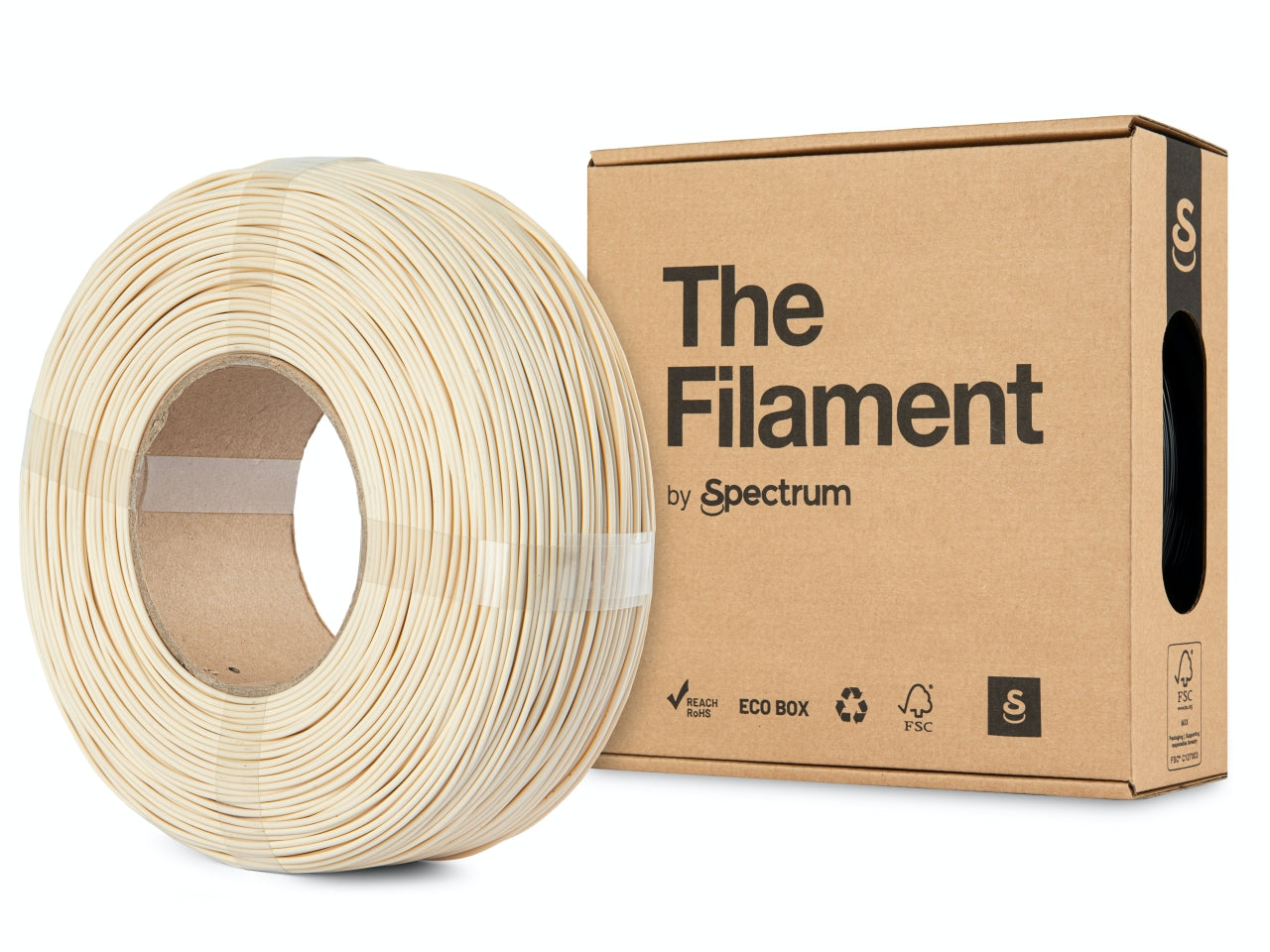 The Filament - PLA - Wood Ash - 1.75mm - 1kg - Refill