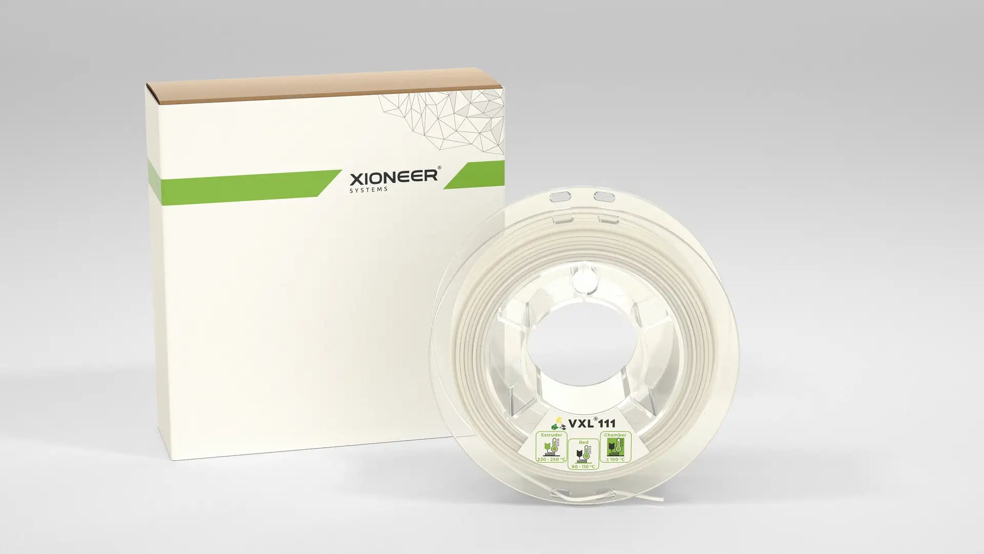 XIONEER - Lösligt stöd - VXL 111 - Neutralt - 1,75 mm - 1 kg