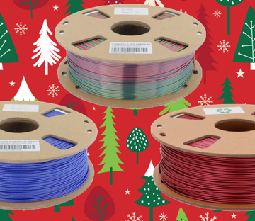 Filament Bundle - Perfekt Julegave til 3D Print Enthusiasten - 3DE Premium PLA 1.75mm