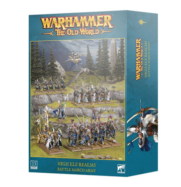 Warhammer: The Old World - High Elf Realms - Battle March Army
