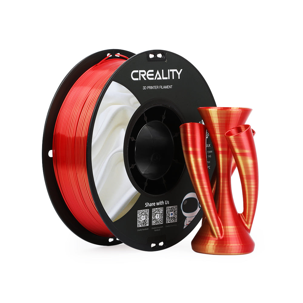 Creality 3D - CR-Silk Filament - Golden Red - 1.75mm - 1kg