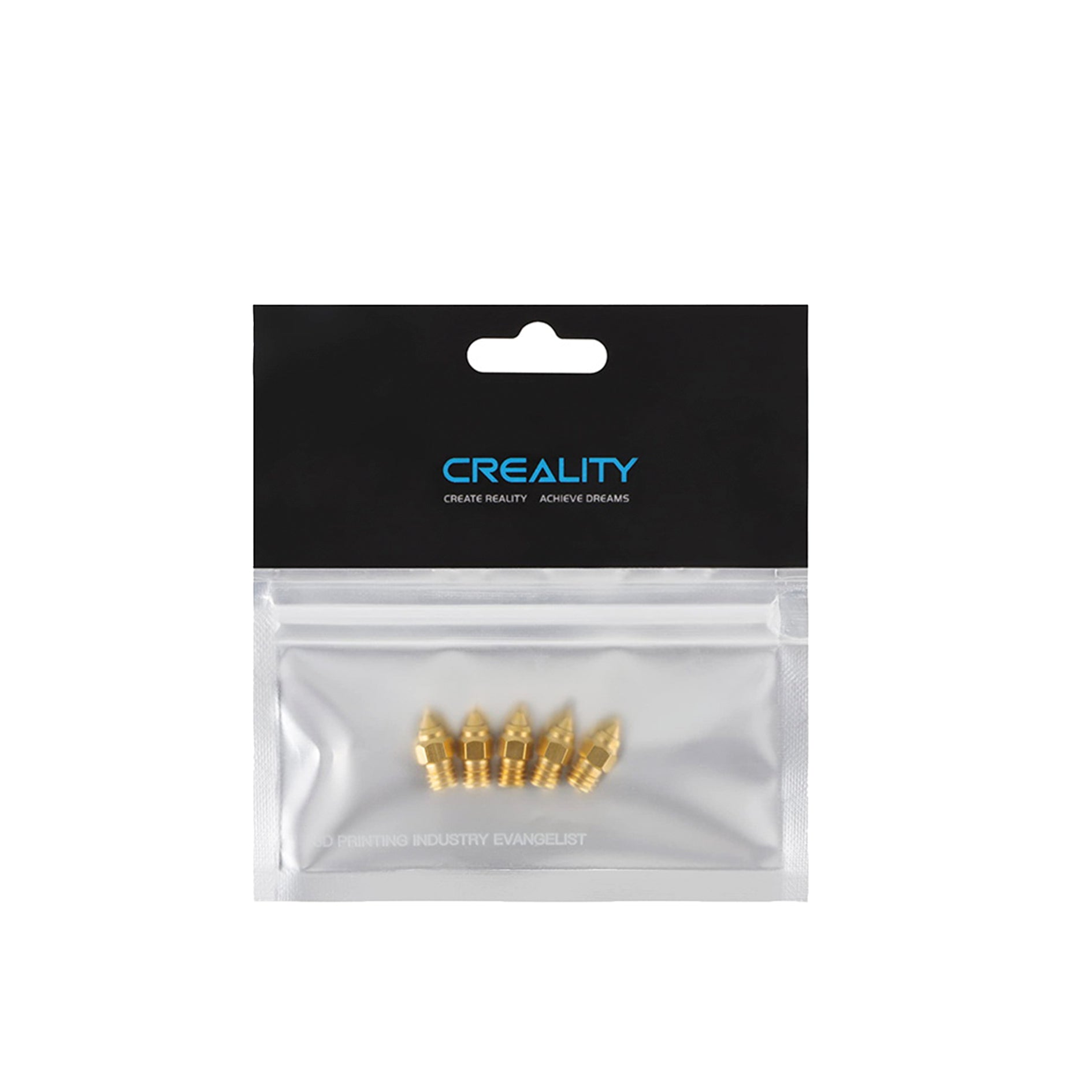 Creality 3D - Brass Nozzle - 0.8mm - 5 pcs - Ender Series + Cr-10 Series