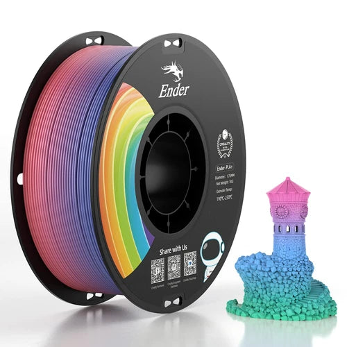 Creality 3D - Ender PLA+ - Rainbow - 1.75mm - 1kg