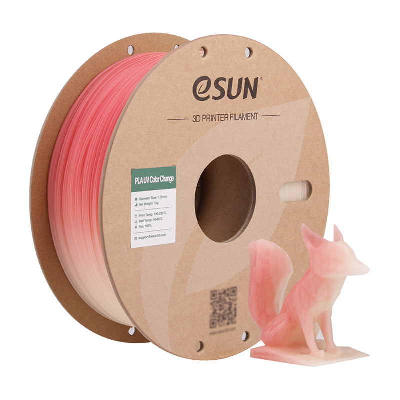 eSUN - PLA UV Color Change - Red - 1.75mm - 1kg