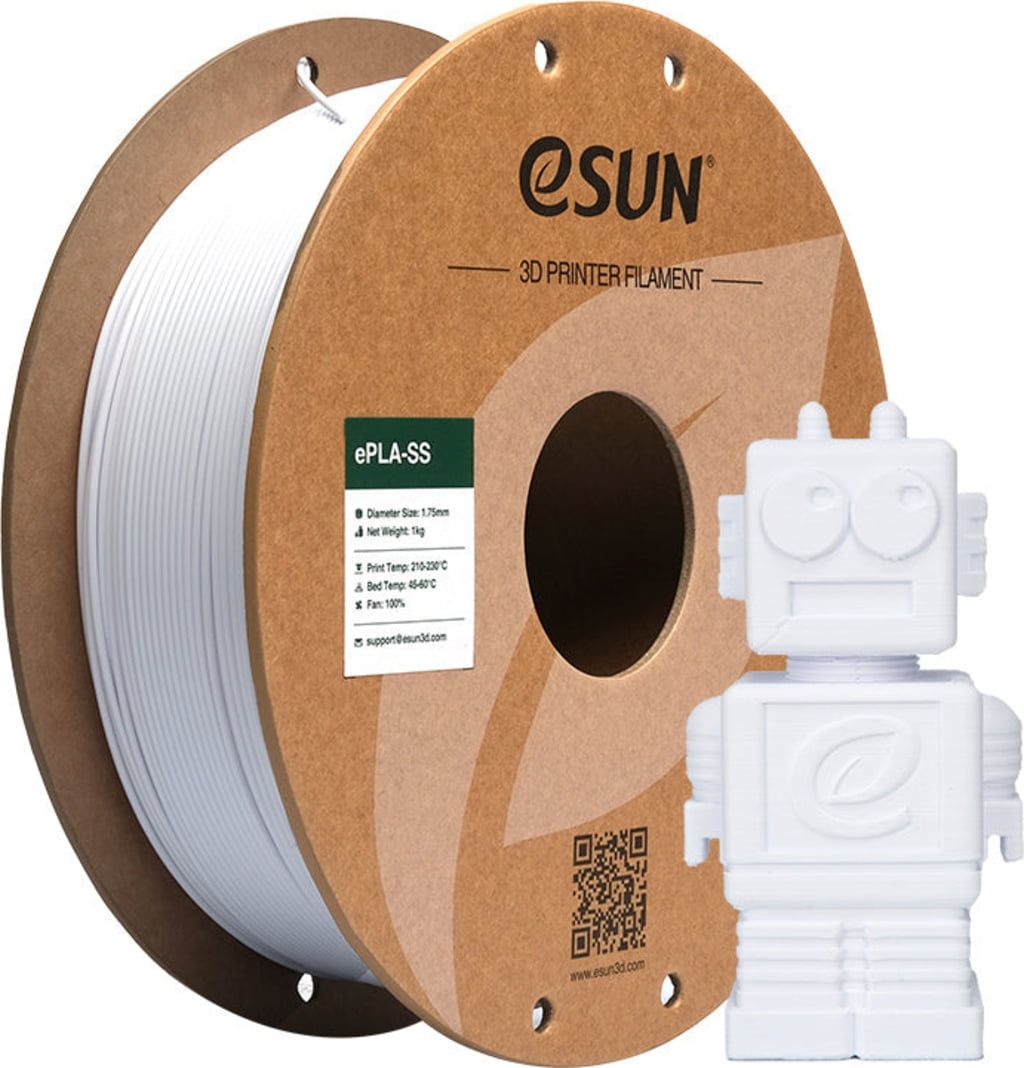 ESUN PLA Basic White 1 75mm 1kg esun-pla-basic-white-1-75mm-1kg