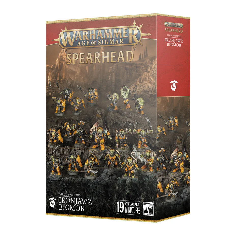 Age of Sigmar: Orruk Warclans - Ironjawz Bigmob - Spearhead