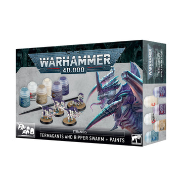 Warhammer 40k: Tyranids - Termagants and Ripper Swarm + Paints