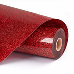 LOKLIK - Heat Transfer Vinyl - 30.5cm x 90cm - Glitter Red