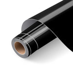 LOKLIK - Permanent Adhesive Vinyl - Glossy - Black - 30.5cm x 180cm