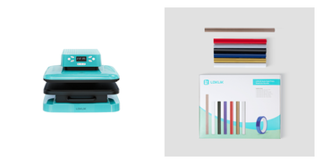 LOKLiK - "Start 2 Craft" Bundle - Auto Heat Press Blue + Starter Pack